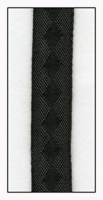 Vintage Black Diamond Ribbon 11mm