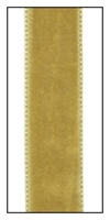 Gold French Velvet Ribbon 16mm
