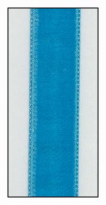 Turquoise French Velvet Ribbon 16mm