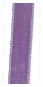 Grape French Velvet Ribbon 16mm