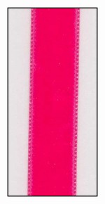Hot Pink French Velvet Ribbon 16mm