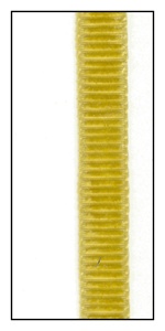 Mustard Corduroy Velvet Ribbon 9mm