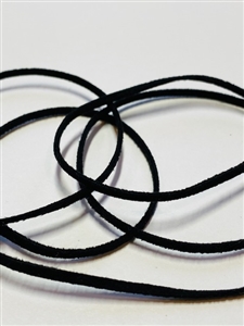 Black Ultra Suede Micro Tape 2mm