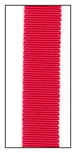 Strawberry Petersham Grosgrain Ribbon 15mm