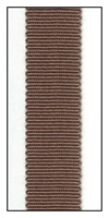 Brown Petersham Grosgrain Ribbon 15mm