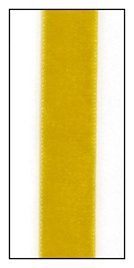 Yellow Mustard Velvet Ribbon 12mm