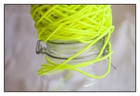 Fluorescent Yellow Spindle Cord 3mm