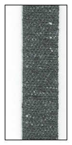 Charcoal Silk Melange Ribbon 15mm
