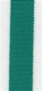 Emerald Petersham Grosgrain Ribbon 15mm