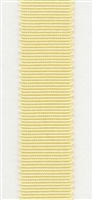 Pale Yellow Petersham Grosgrain Ribbon 15mm