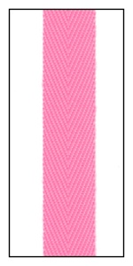 Fluorescent Pink 12mm Herringbone Ribbon