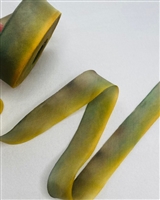 Golden Lichen  Silk Ribbon 25mm