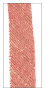 Nectarine Dupioni Silk 18mm Ribbon