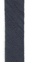 Navy Dupioni Silk 18mm Ribbon
