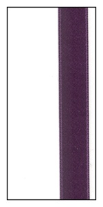 Meadow Violet Double Faced Satin Ribbon 9mm