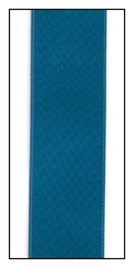 Parrot Blue Double Faced Satin Ribbon 25mm