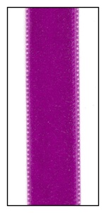 Plum French Velvet Ribbon 16mm