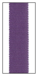 Ultra Violet Petersham Grosgrain Ribbon 15mm