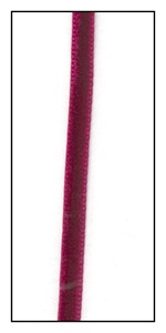 Garnet Velvet Ribbon 4mm