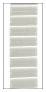 Pearl Pleated Satin Ribbon 19mm