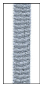 Peppered Blue Melange Grosgrain Ribbon 12mm
