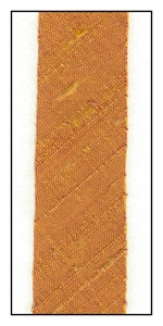 Burnt Sienna Dupioni Silk 18mm Ribbon