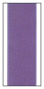 Heliotrope Double Faced Satin Ribbon 25mm