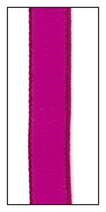 Raspberry Ultra Suede-Like Ribbon with Satin Edge 12mm