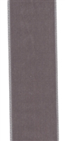 Gray French Velvet Ribbon 36mm