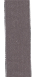 Gray French Velvet Ribbon 36mm