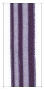 Deep Lavender French Velvet Organdy Stripe 23mm