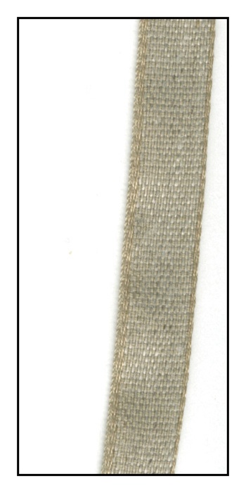Tan Cotton and Linen Ribbon 10mm