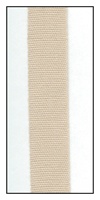 Ecru Organic Cotton Ribbon 12mm