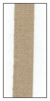 Brown Organic Cotton Ribbon 12mm