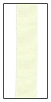 Pale Yellow Organic Cotton Ribbon 12mm