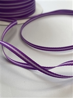 Berry Violet Stripe Grosgrain Ribbon 4mm