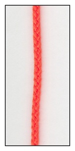 Fluorescent Orange Spindle Cord 3mm