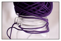 Purple Iris Spindle Cord 3mm