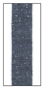 Navy Silk Melange Ribbon 15mm