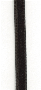 Jet Black Double Faced Velvet Ribbon 6mm