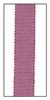 Raspberry Chambray Grosgrain Ribbon 12mm