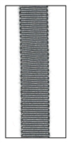 Slate Chambray Grosgrain Ribbon 12mm