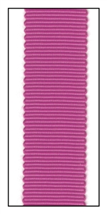 Raspberry Polyester Grosgrain Ribbon 18mm
