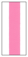 Fluorescent Pink 12mm Herringbone Ribbon