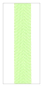 Fluorescent Green 12mm Herringbone Ribbon