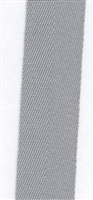 Steel Gray Cotton Herringbone 20mm
