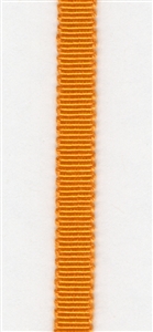 Nectarine Petersham Grosgrain Ribbon 7mm