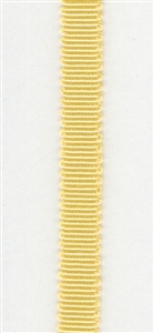 Butter Petersham Grosgrain Ribbon 7mm