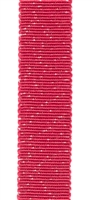 Sparkling Red Petersham Grosgrain Ribbon 15mm