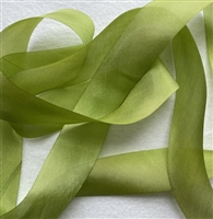 Celery Silk Ribbon 25mm